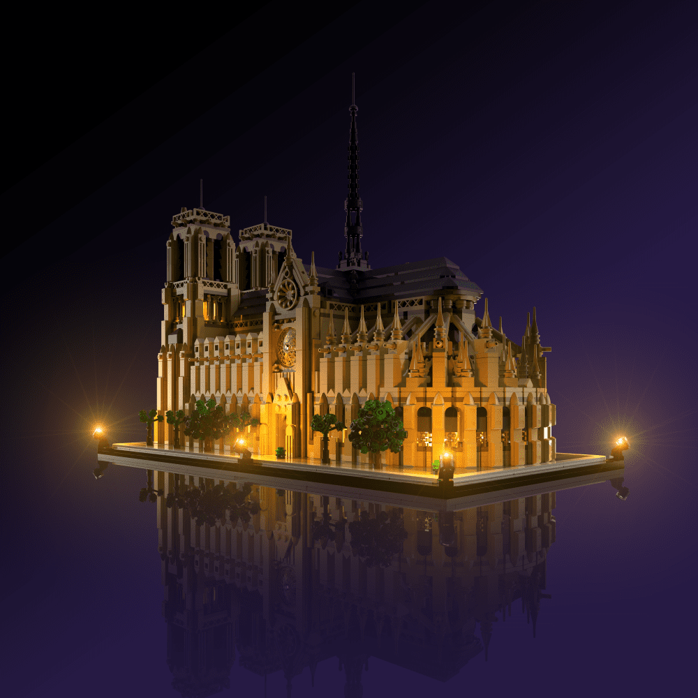 Light My Bricks (LMB) 2.0 Light Kit for LEGO #21061 Notre-Dame de Paris