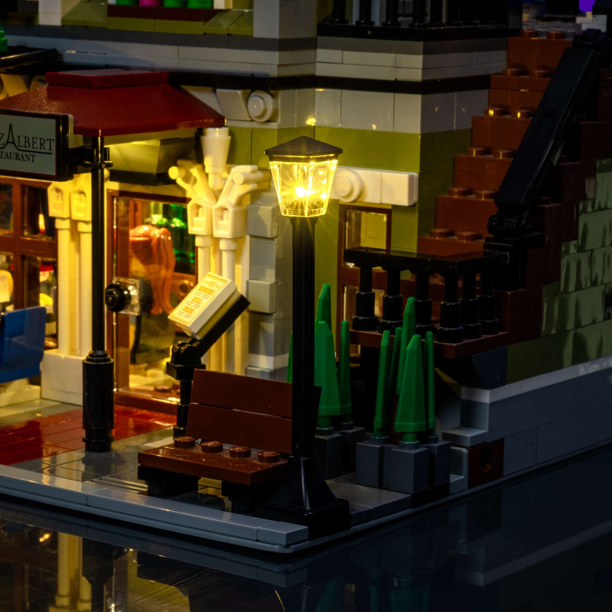 Light My Bricks (LMB) 2.0 Light Kit for LEGO #10243 Parisian Restaurant