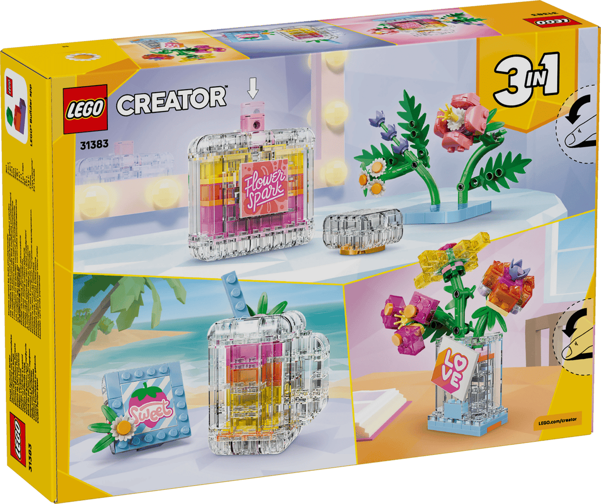 Floral Decor Perfume Bottle