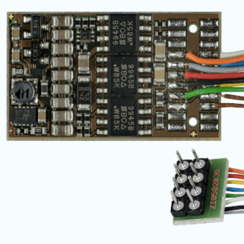Vehicle sound decoder SD22A for SX1, SX2, DCC and MM, Without connecting wires, without connectors