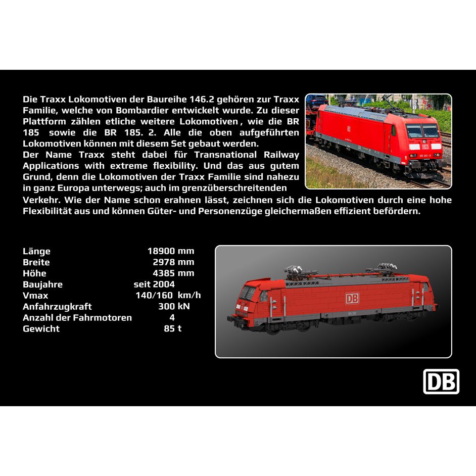 DB BR 146.2, 185, 185.2, 3 in 1 Set