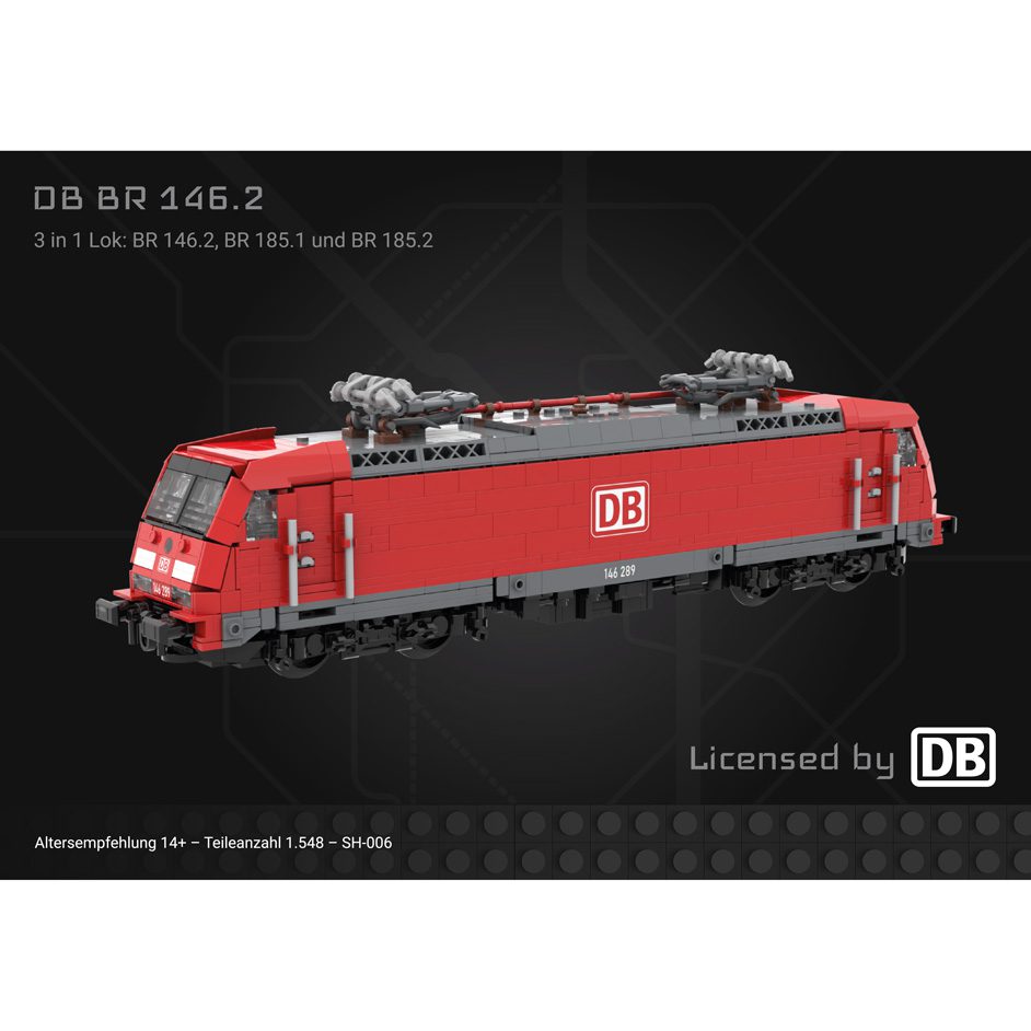 DB BR 146.2, 185, 185.2, 3 in 1 Set