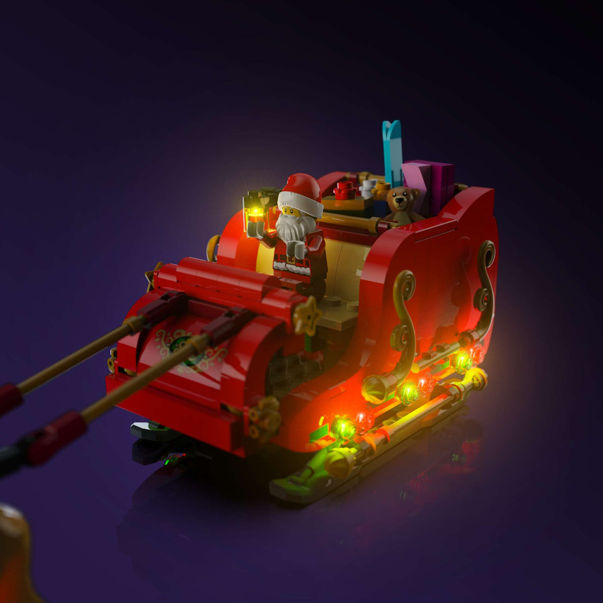 Light My Bricks (LMB) 2.0 Light Kit for LEGO Santa's Sleigh #40499