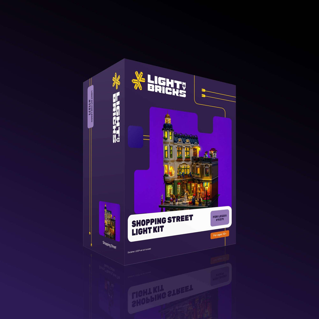 Light My Bricks (LMB) 2.0 Light Kit for LEGO® Shopping Street #11371