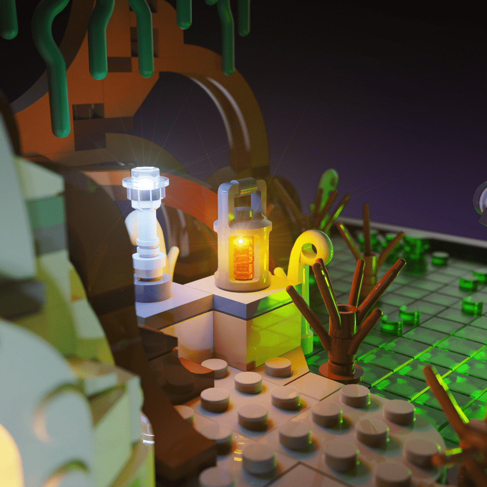 Light My Bricks (LMB) 2.0 Light Kit for LEGO #75330 Star Wars Dagobah Jedi Training Diorama