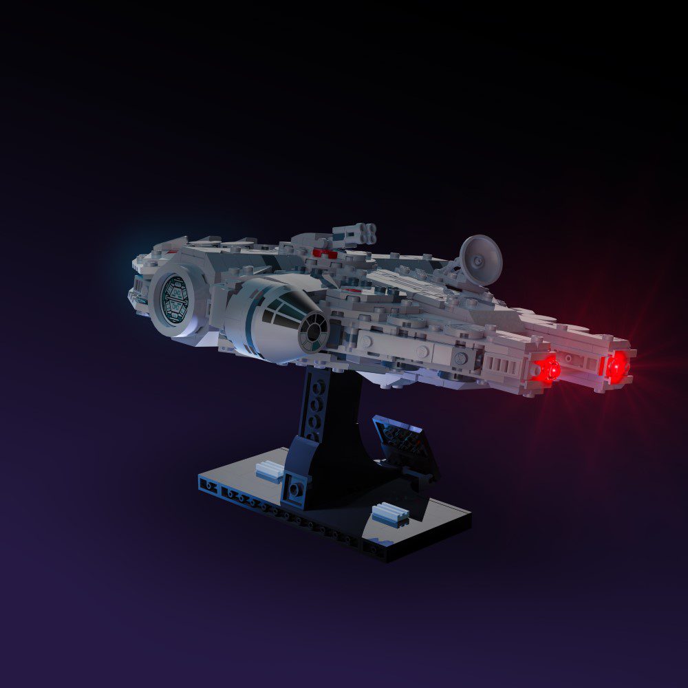Light My Bricks (LMB) 2.0 Light Kit for LEGO #75375 Star Wars Millennium Falcon