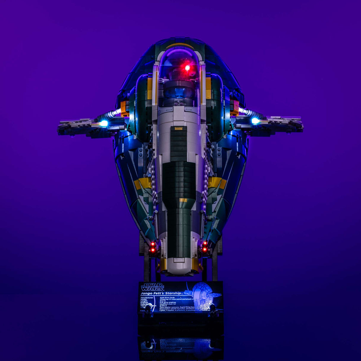 Light My Bricks (LMB) 2.0 Light Kit for LEGO #75409 Star Wars UCS Jango Fetts Firespray-Class Starship
