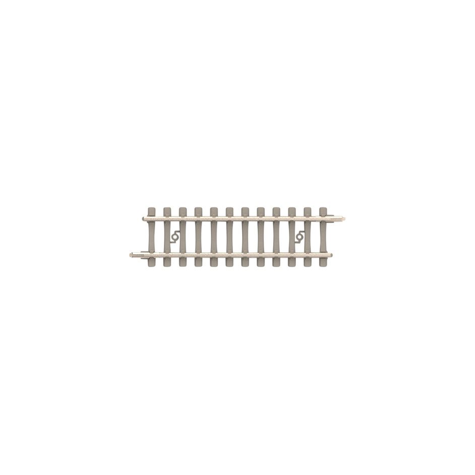 Minitrix Straight Track with Concrete Ties Length 50.0 mm / 2"
