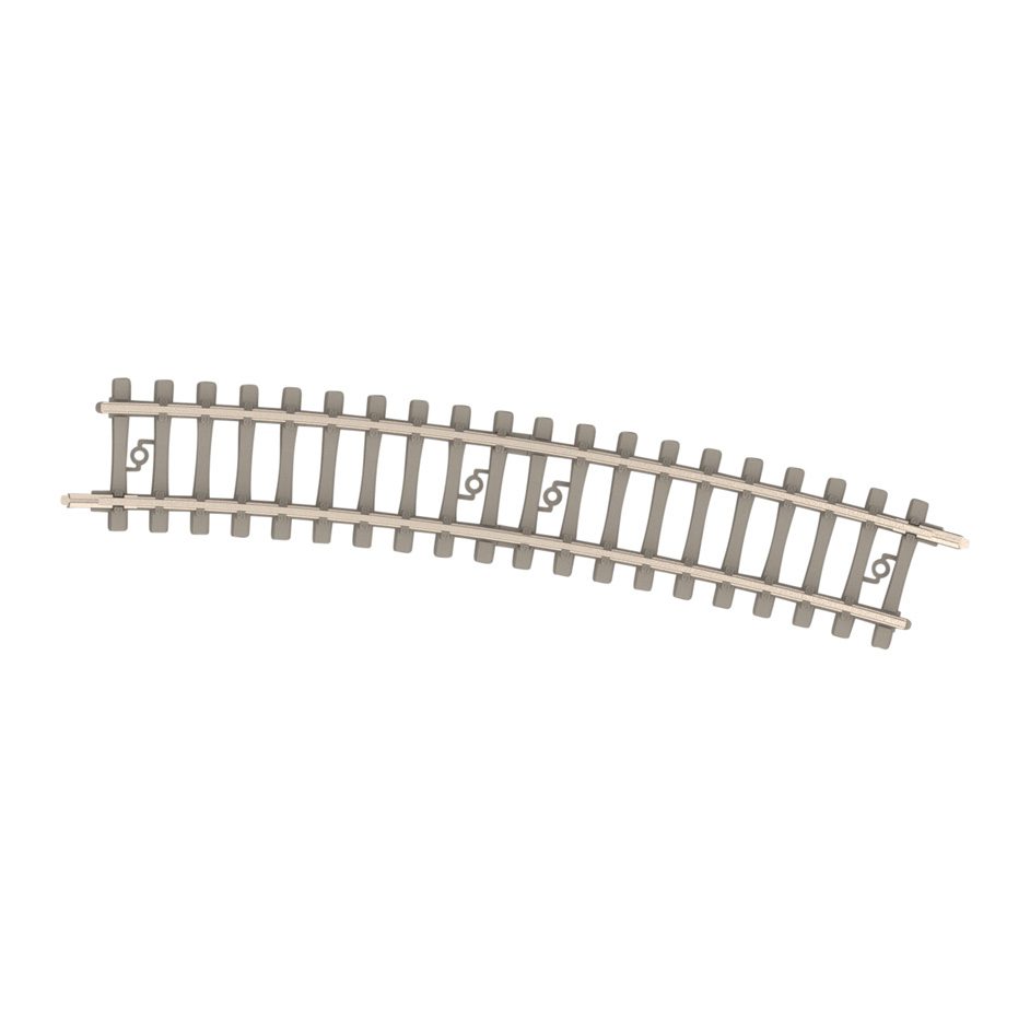 Minitrix Curved Track with Concrete Ties Radius 329.0 mm / 12-15/16"