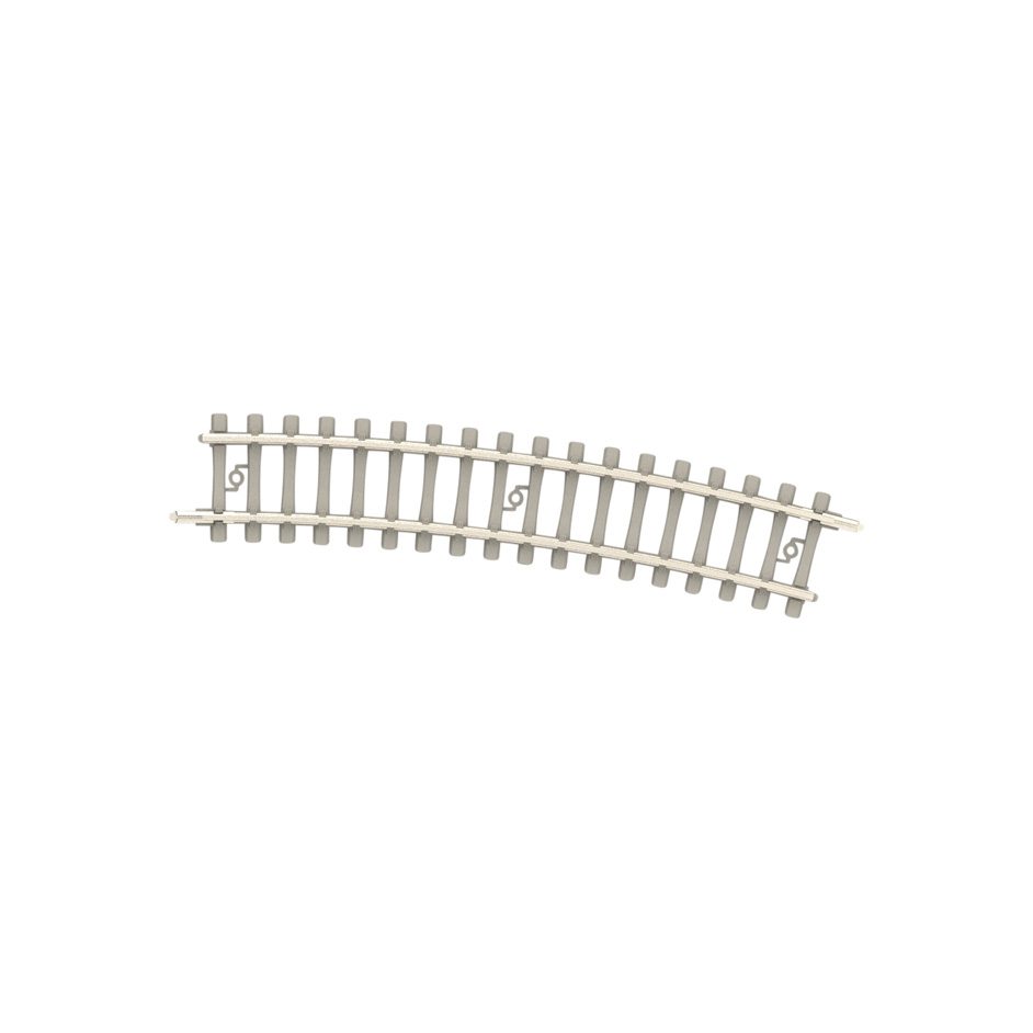 Minitrix Curved Track with Concrete Ties Radius 295.4 mm / 11-5/8"