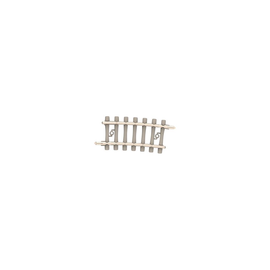 Minitrix Curved Track with Concrete Ties Radius 228.2 mm / 9"