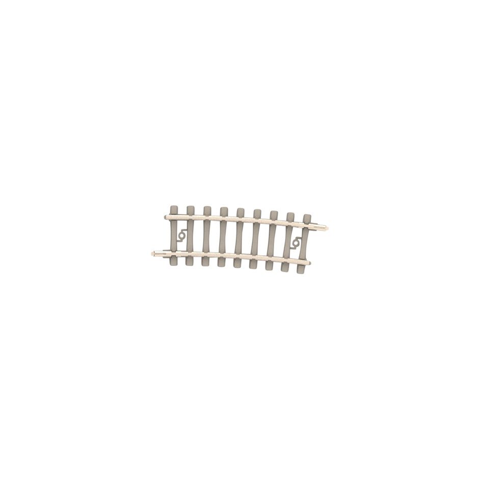 Minitrix Curved Track with Concrete Ties Radius 295.4 mm / 11-5/8"