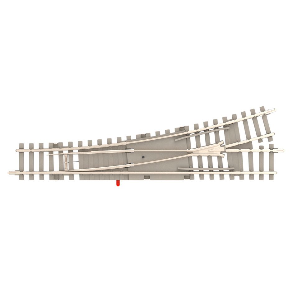 Minitrix Left Turnout with Concrete Ties Radius 112.6 mm / 4-7/16"