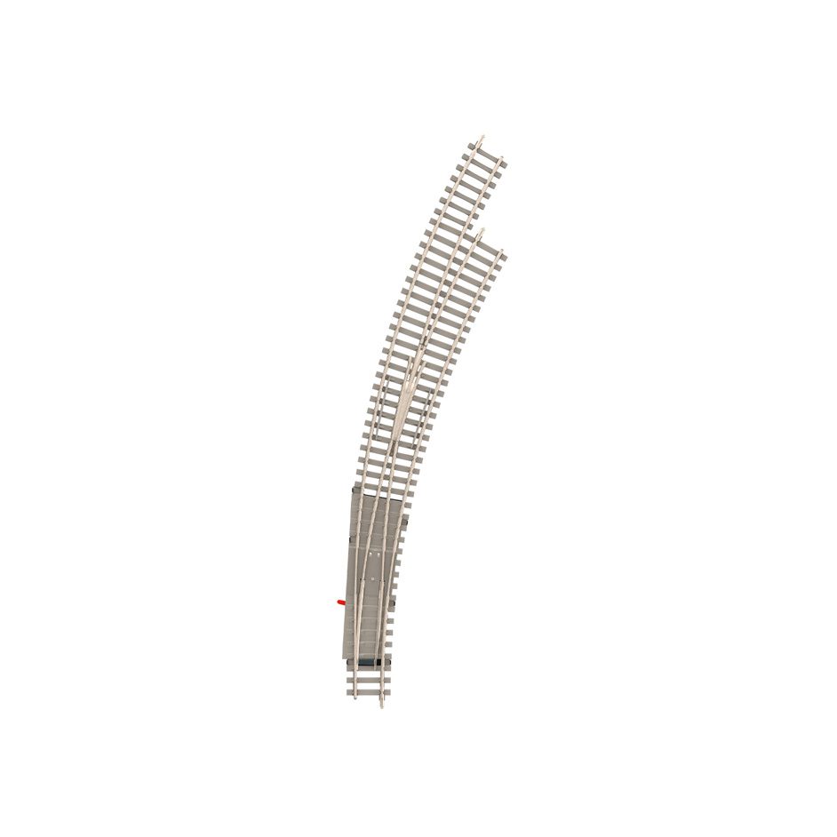 Minitrix Right Turnout with Concrete Ties
