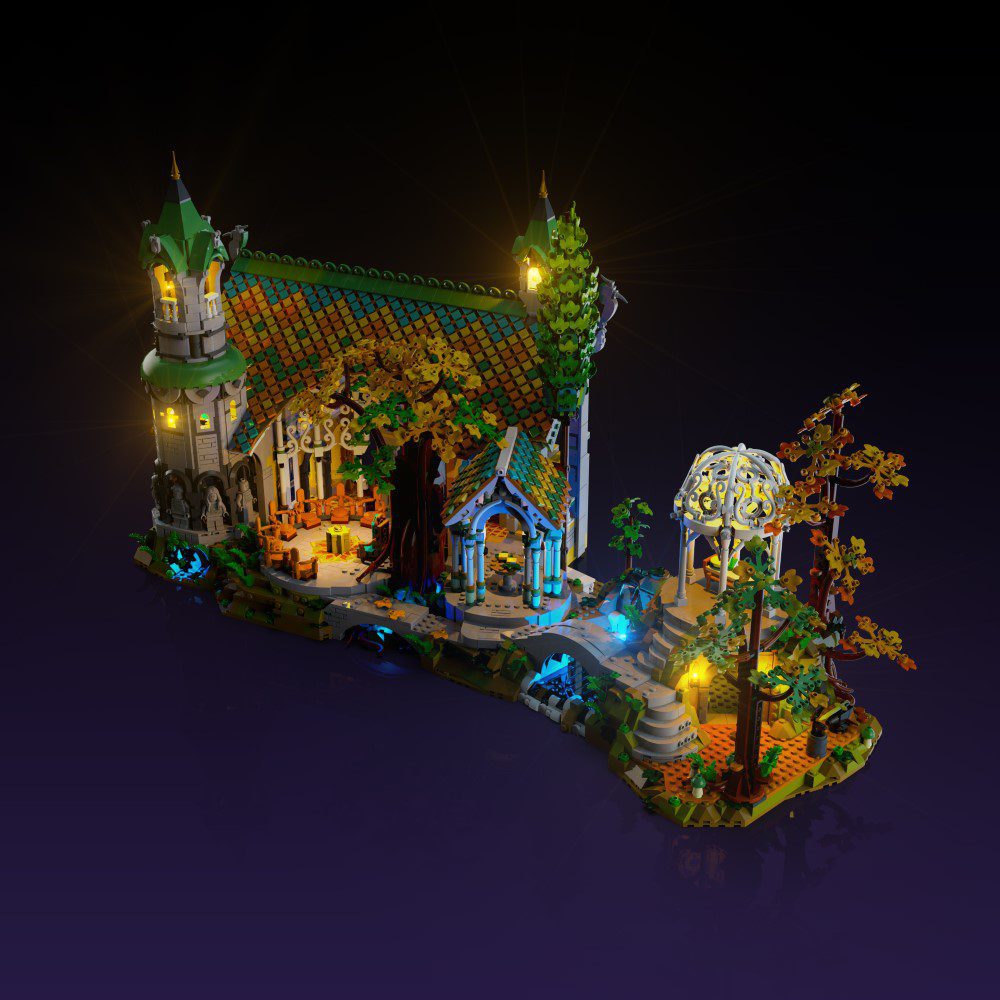 Light My Bricks (LMB) 2.0 Light Kit for LEGO #10316 Lord of the Rings - Rivendell