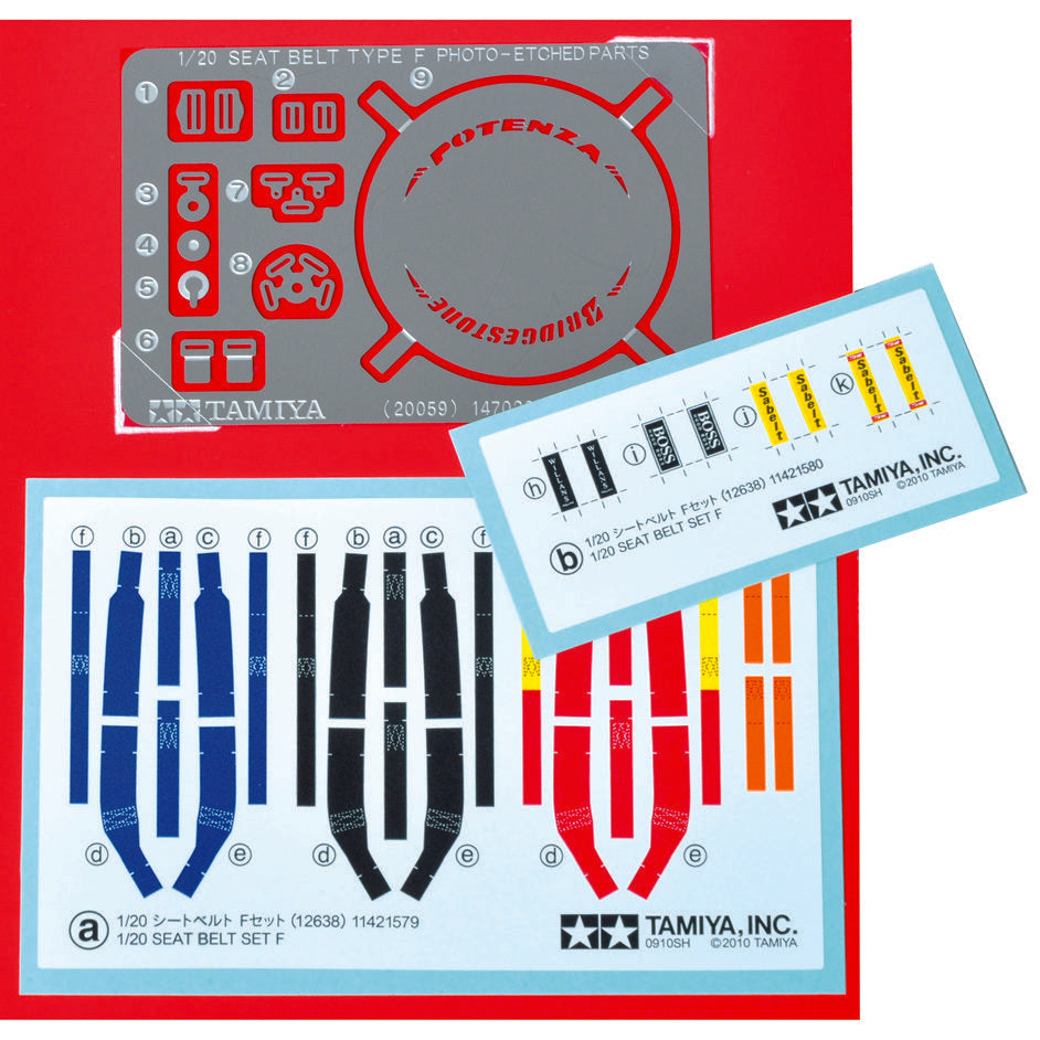1:20 Seat Belt Set F