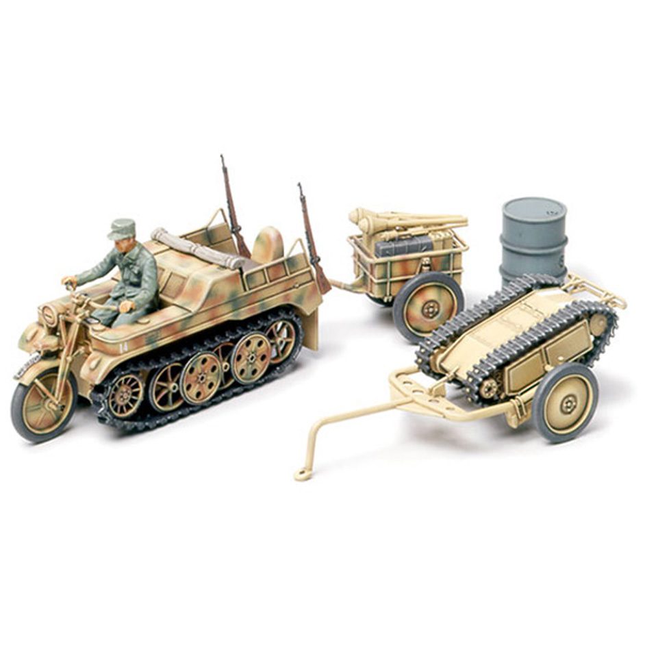 Kettenkraftrad w/Cart&Goliath