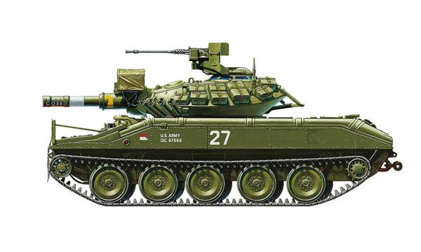 U.S. Airborne Tank M551 Sheridan (Vietnam War)