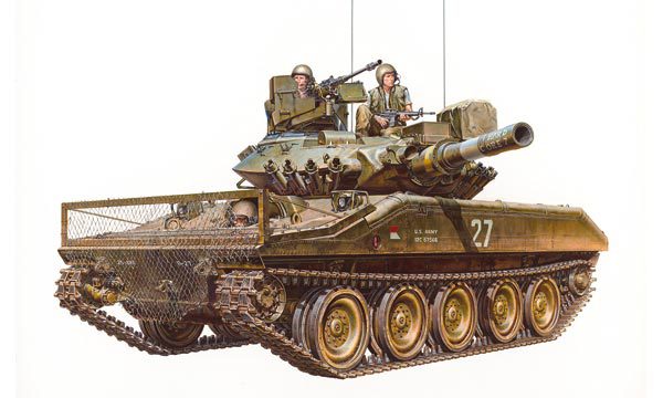U.S. Airborne Tank M551 Sheridan (Vietnam War)