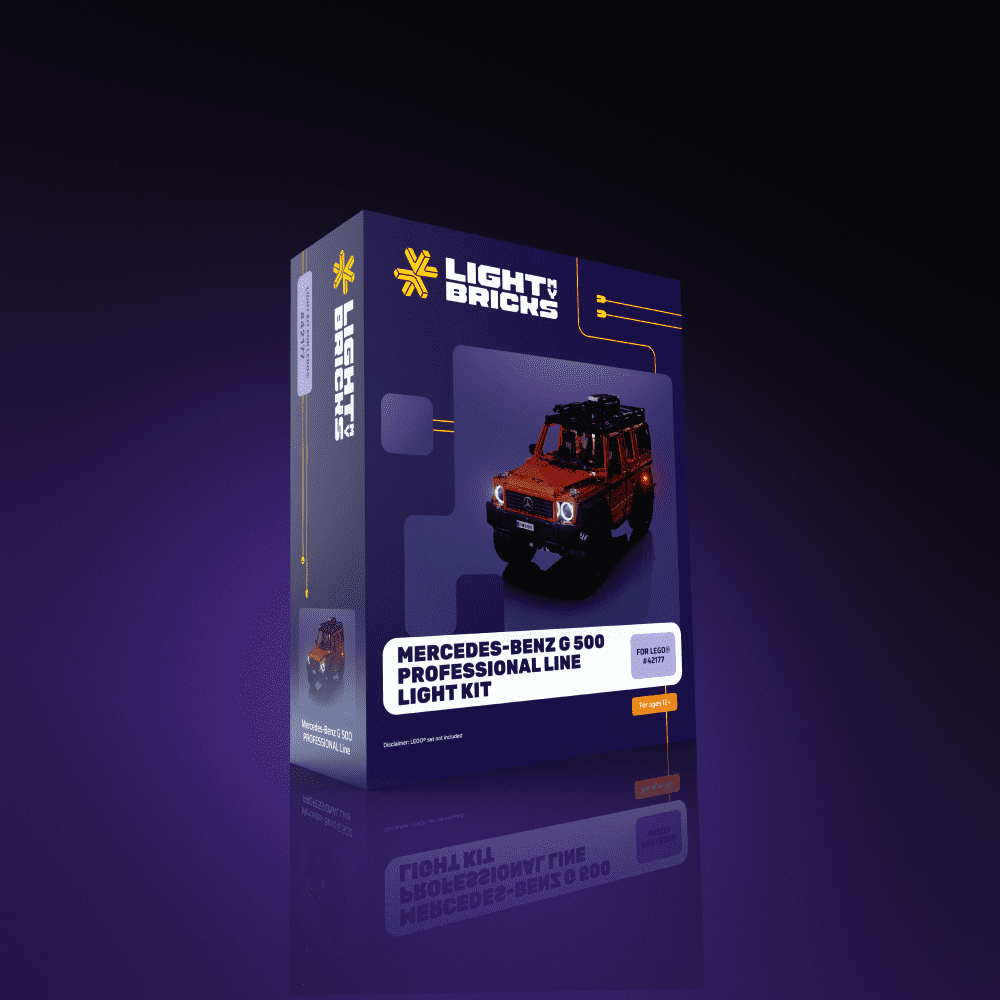 Light My Bricks (LMB) 2.0 Light Kit for LEGO #42177 Mercedes-Benz G 500 PROFESSIONAL Line