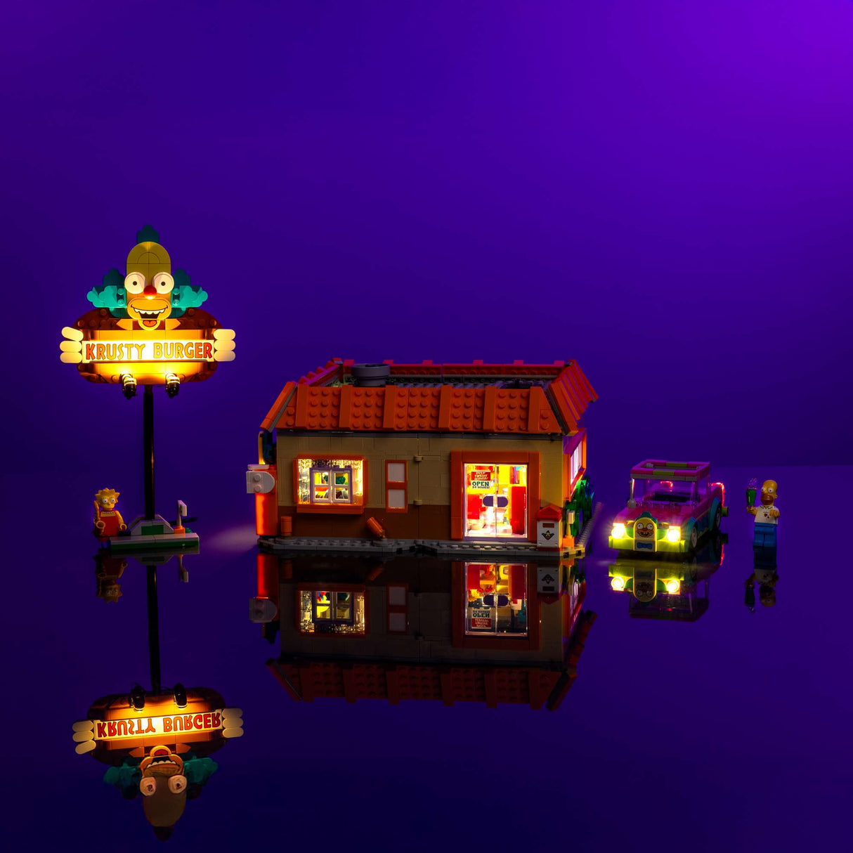 Light My Bricks (LMB) 2.0 Light Kit for LEGO #10352 The Simpsons™: Krusty Burger