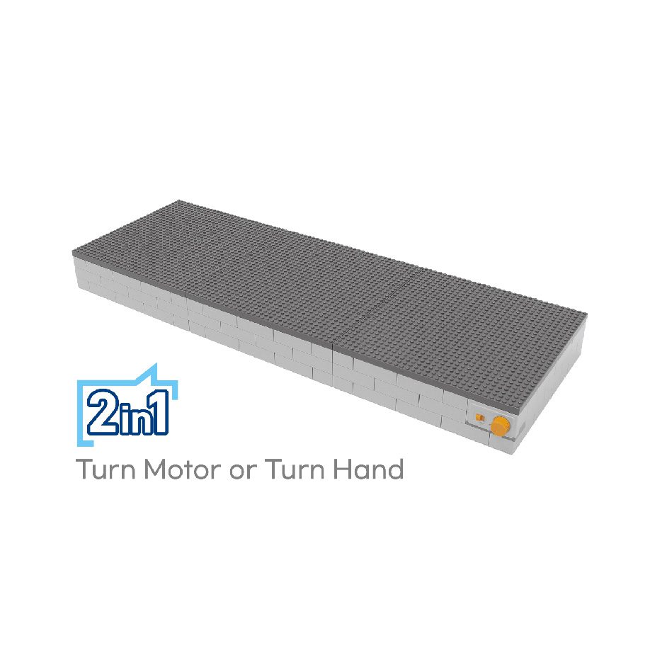 Turn_Motor Gear 2in1 - Gray