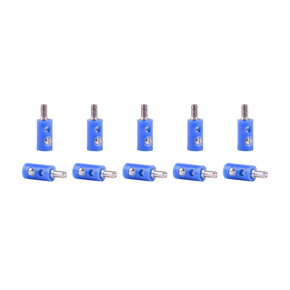 Plugs brown, 10 pieces