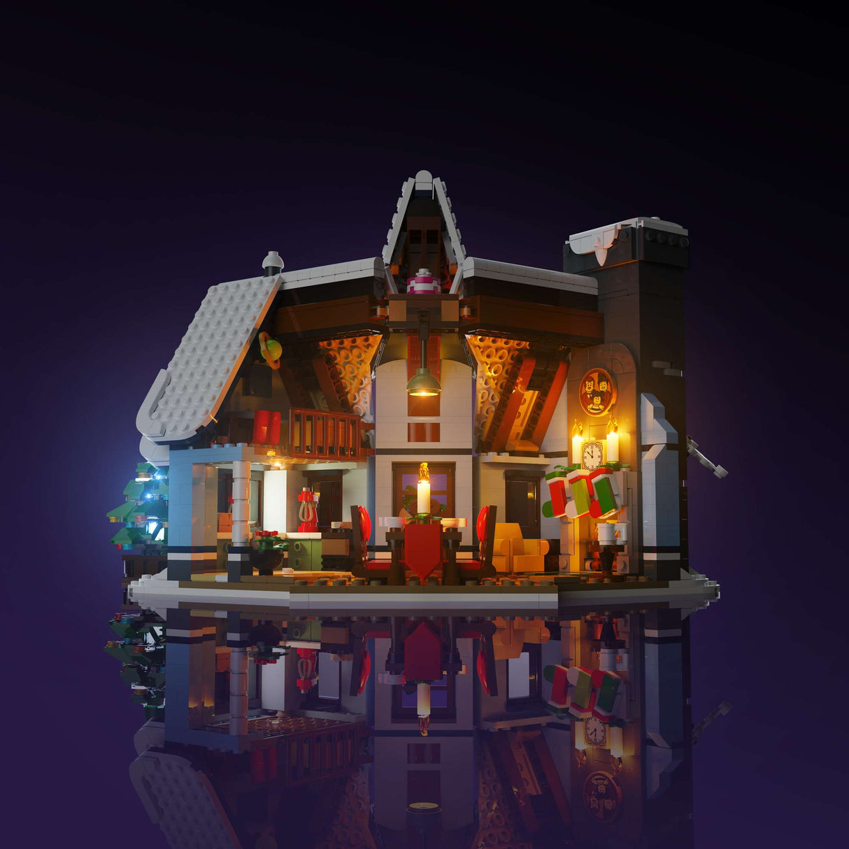 Light My Bricks (LMB) 2.0 Light Kit for LEGO Santa's Visit #10293