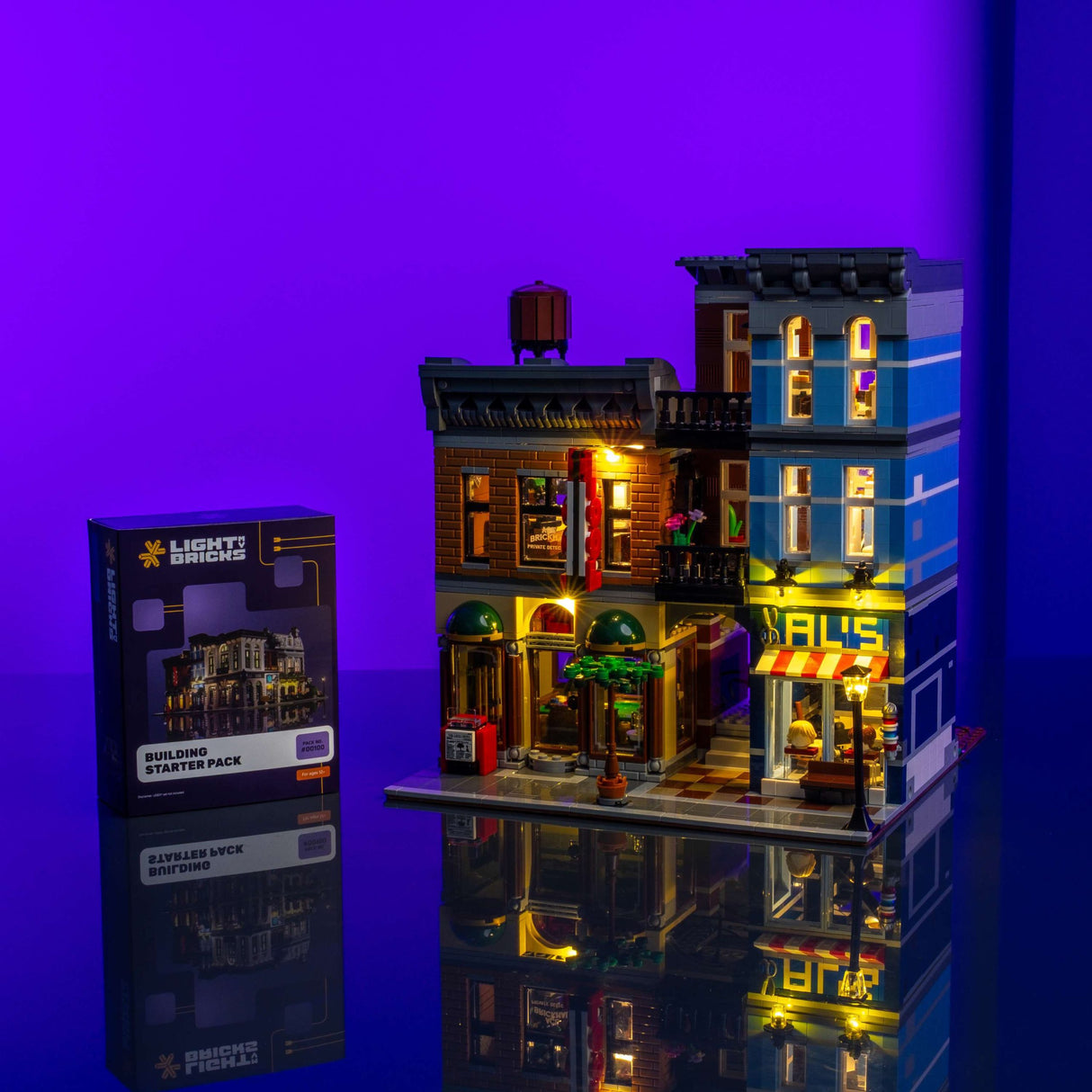 Light My Bricks (LMB) 2.0 Light Kit for LEGO Building Starter Pack #00100