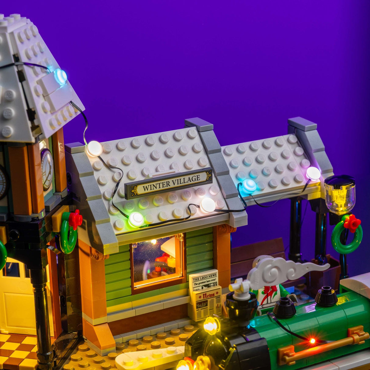 Light My Bricks (LMB) 2.0 Light Kit for LEGO Christmas Starter Pack #00200