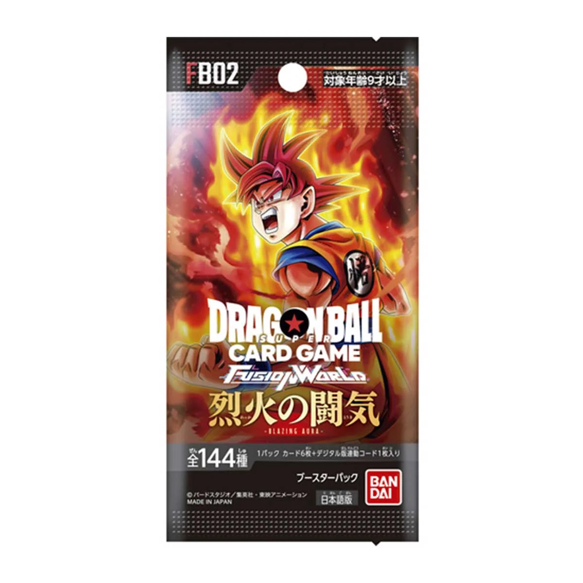 Dragon Ball Fusion World Raging Roar Booster Pack (FB-02)