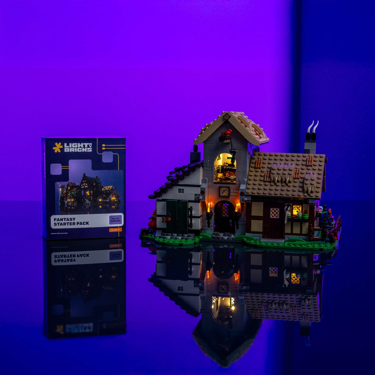 Light My Bricks (LMB) 2.0 Light Kit for LEGO Fantasy Starter Pack #00400