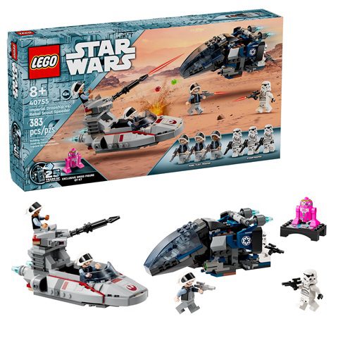Imperial Dropship vs. Rebel Scout Speeder