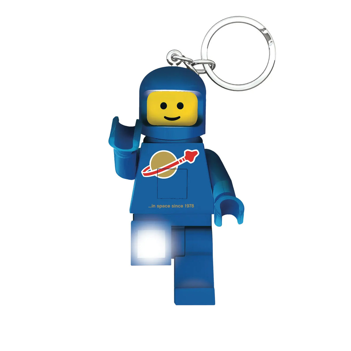 Spaceman Blue Keychain Light