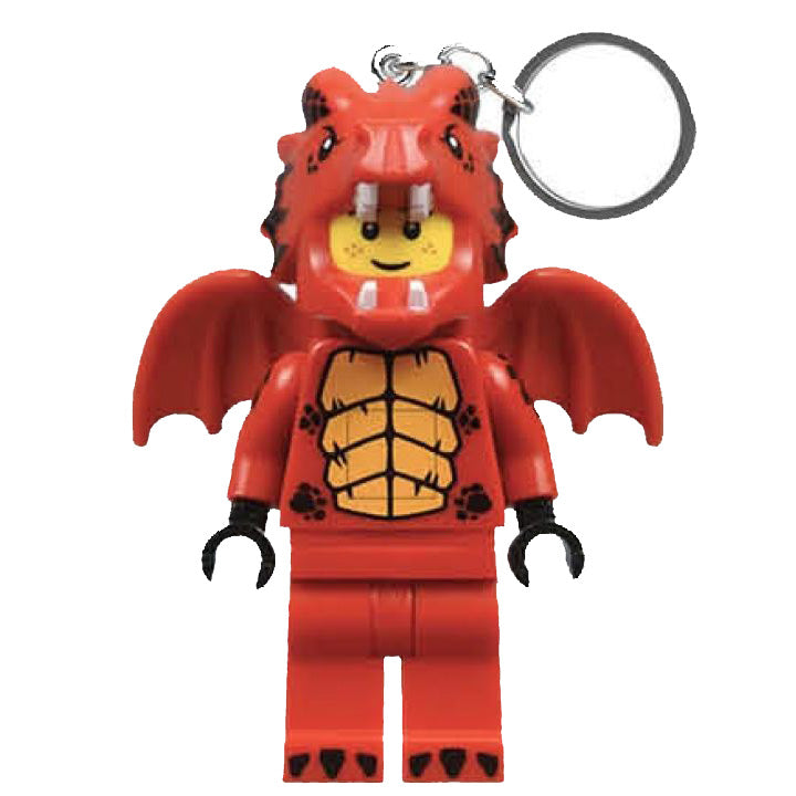 Red Dragon Suit Guy Keychain Light