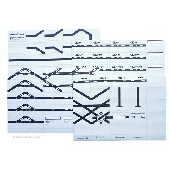 Track-Control extension set for left-hand traffic
