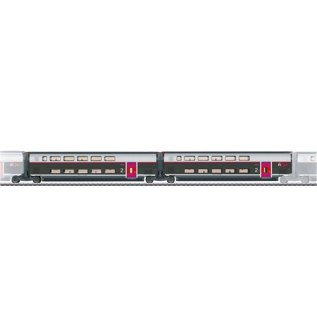 EuroCity Express Train Passenger Car