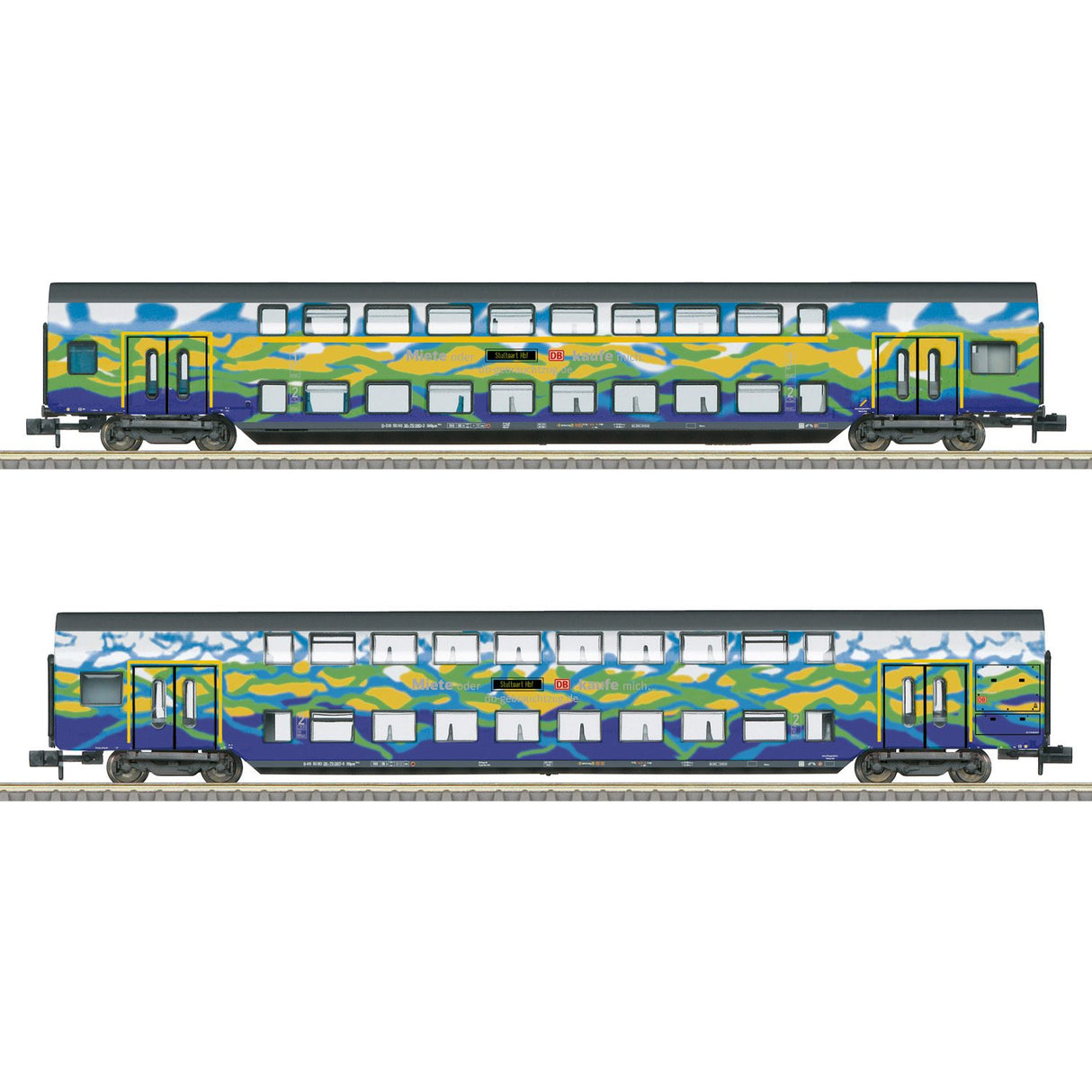 “Tourism Train” Bi-Level Car Set 1