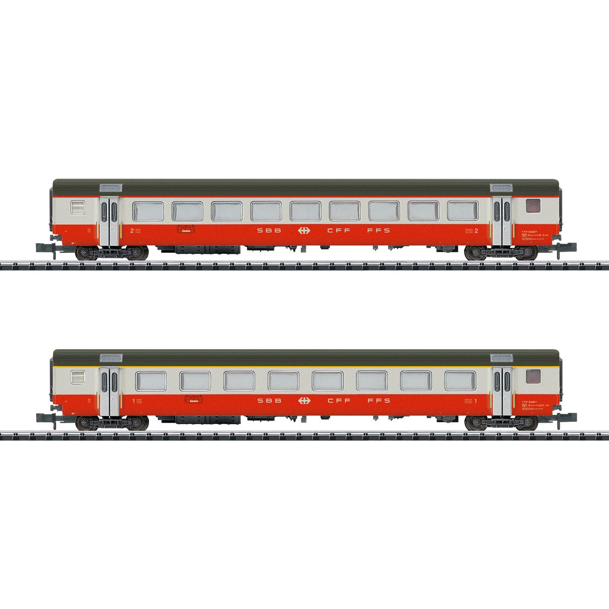 "Swiss Express" Express Train Car Set Part 2