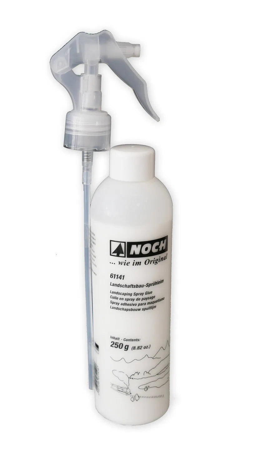 Landscaping spray glue