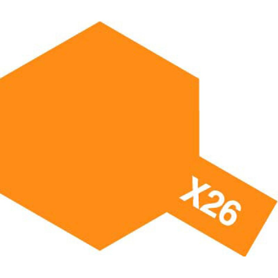 Acrylic Mini X-26 Clear Orange