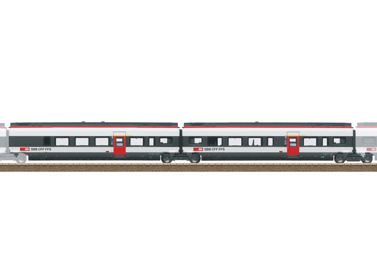 Add-On Car Set 3 for the Class RABe 501 Giruno