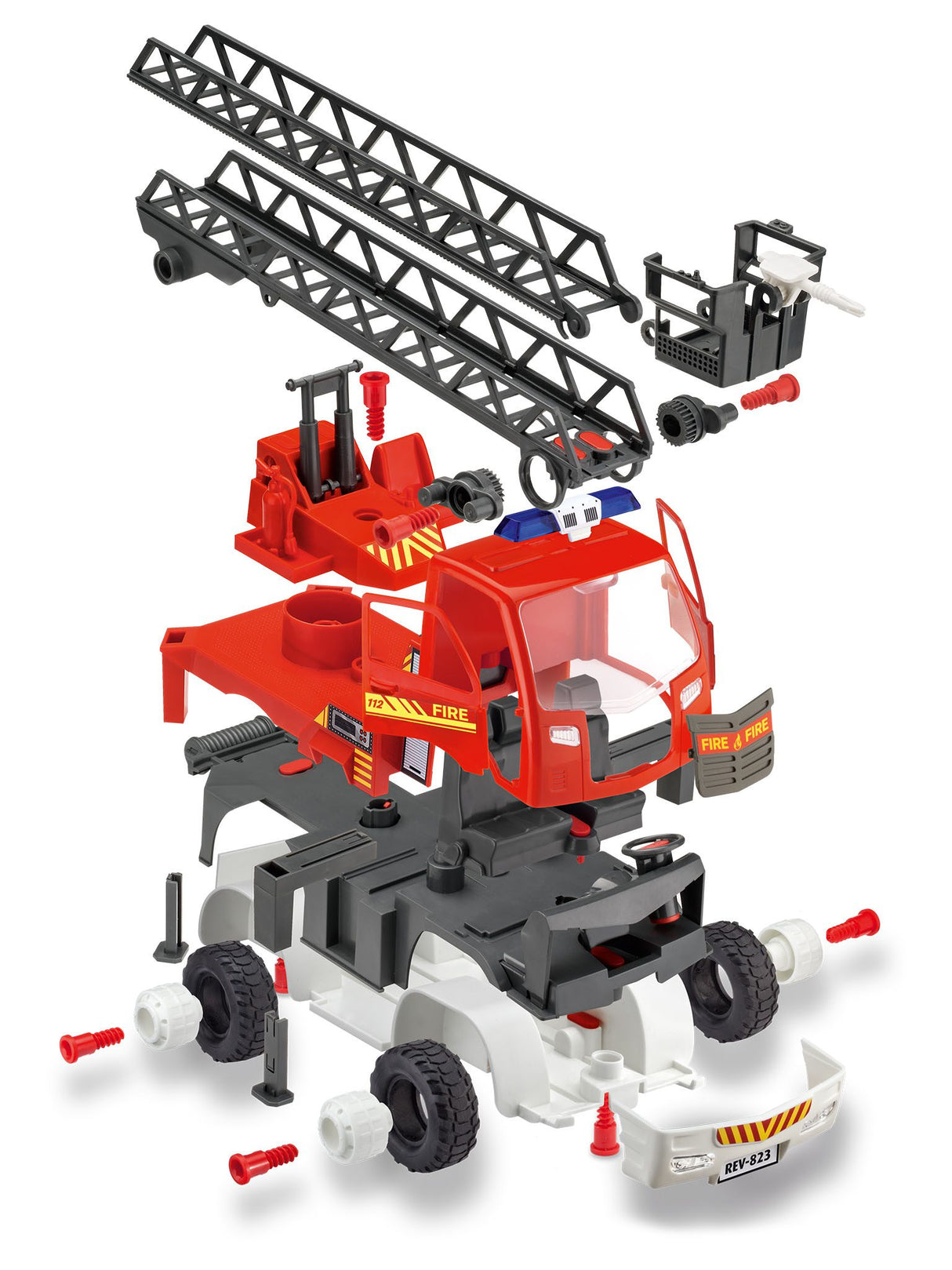Turntable Ladder Fire Truck