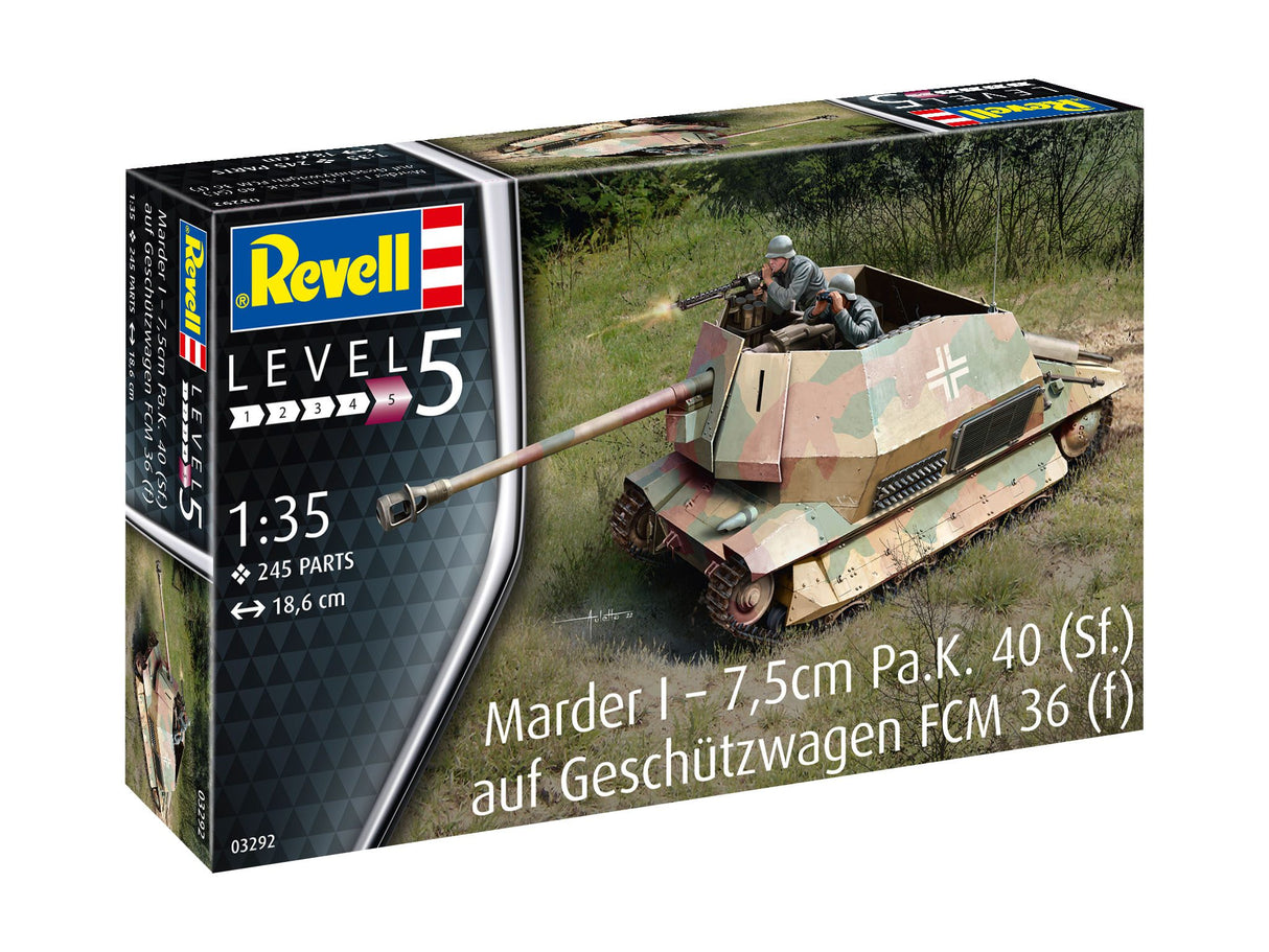 Marder I – 7,5cm Pa.K. 40 (Sf.) auf FCM 36(f)