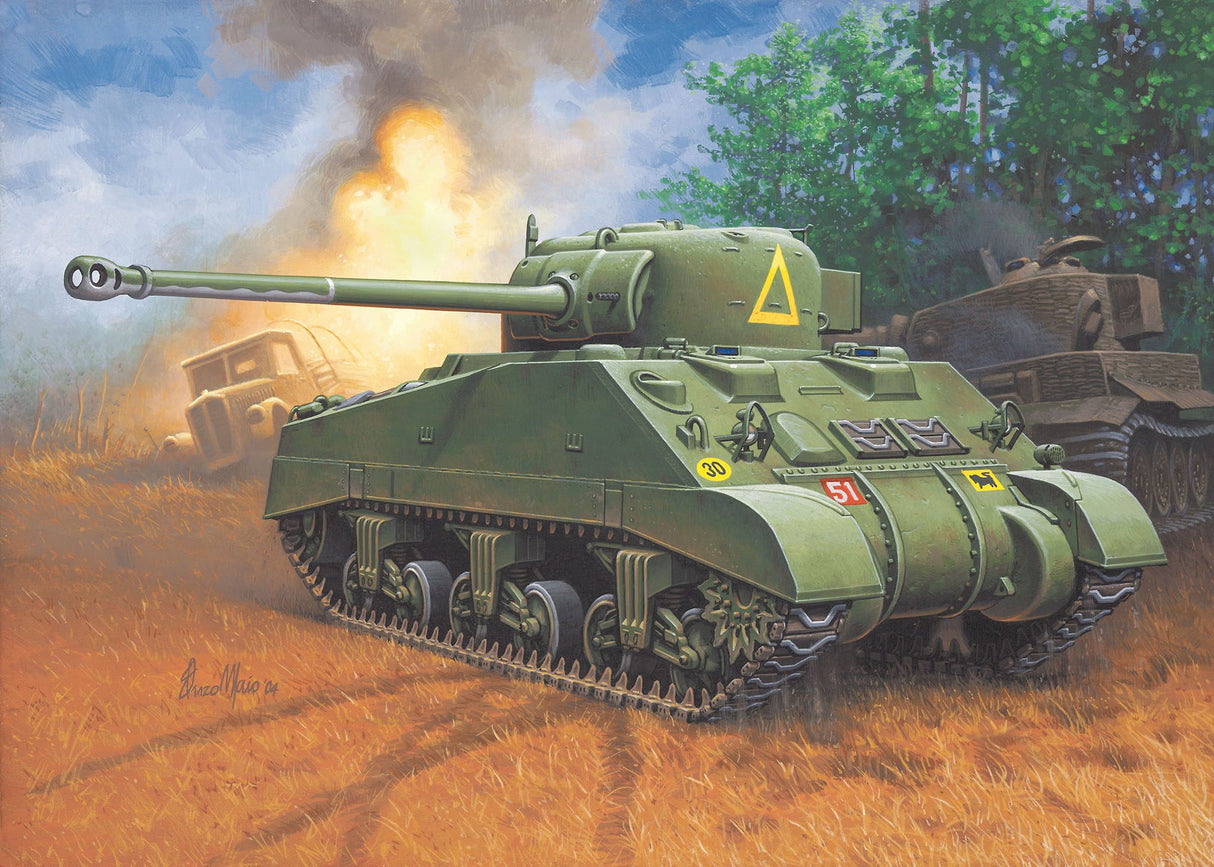 First Diorama Set - Sherman Firefly