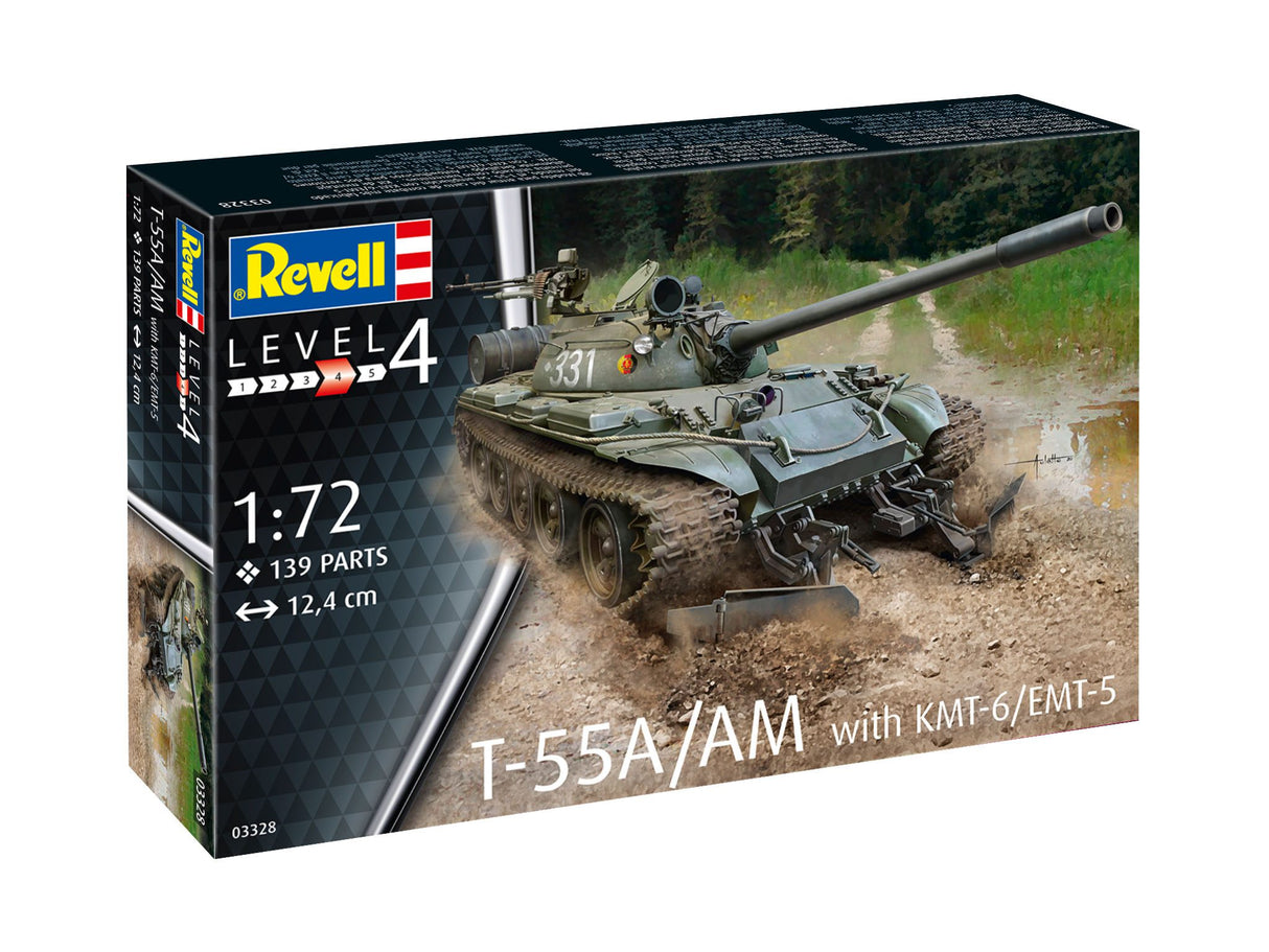 T-55A/AM with KMT-6/EMT-5