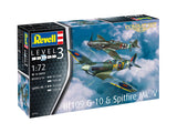 Combat Set Messerschmitt Bf109G-10 &amp; Spitfire Mk.V
