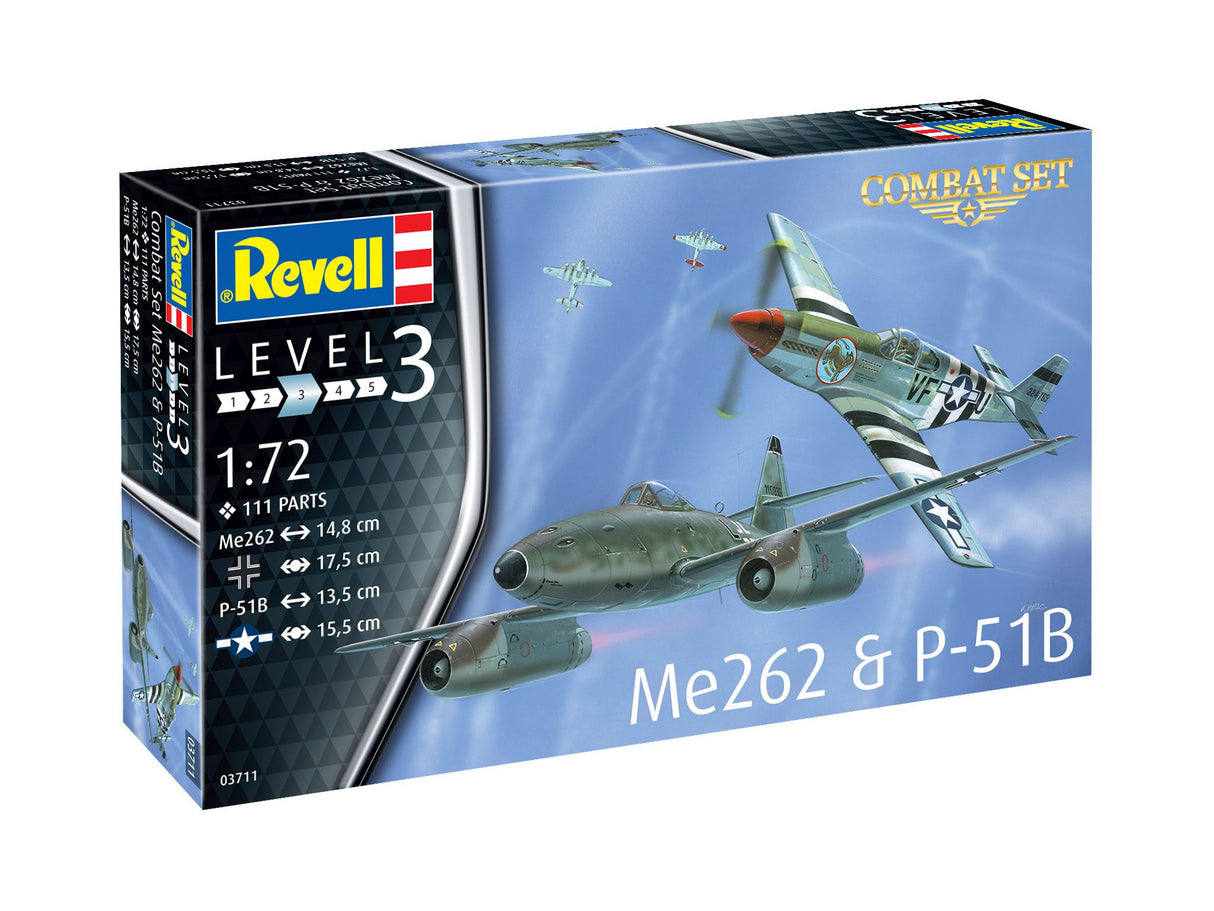 Combat Set Messerschmitt Me262 &amp; P-51B Mustang