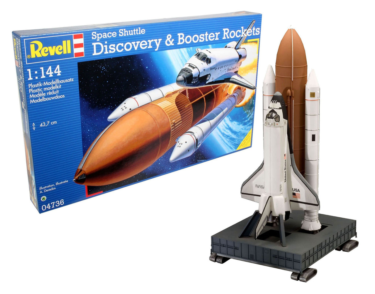 Space Shuttle Discovery &amp; Booster Rockets