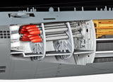 Deutsches U-Boot Typ XXI mit Interieur